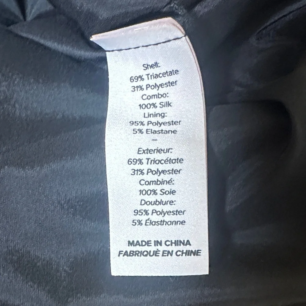 Cinq à Sept Savina Dress Black Ivory Size 8 | NWT| Silk Collar Lace Trim Dress - Picture 6 of 8